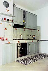 Cucina in in legno massello di frassino americano
