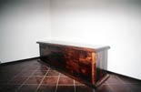 Cassapanca in legno massello di ciliegio europeo